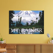 Mount Rainier | Reflektion in einem Bergteich Leinwanddruck (Insitu (Wohnzimmer))