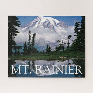 Mount Rainier   Reflektion in einem Bergteich Puzzle