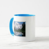 Mount Rainier | Reflektion in einem Bergteich Tasse (Vorderseite Links)