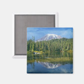 Mount-Rainier-Reflektion Magnet (Vorderseite/Rückseite)