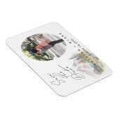 Mount Rainier Save the Date Flexible Foto Magnet (Rechte Seite)