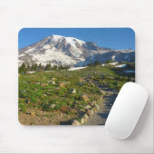 Mount Rainier Skyline Trail Aussicht Mousepad (Mit Mouse)