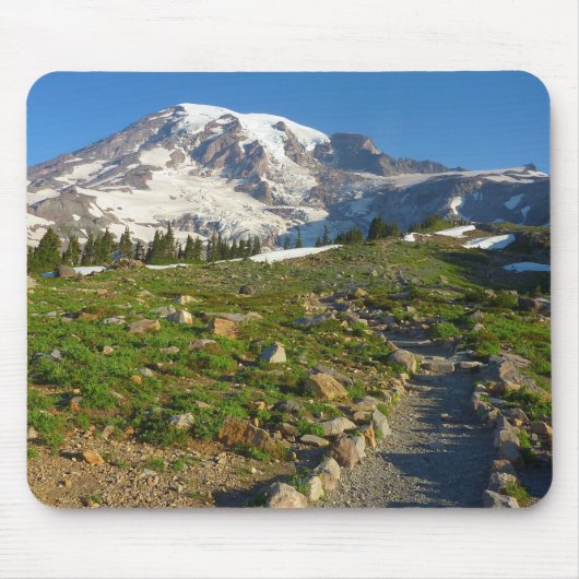 Mount Rainier Skyline Trail Aussicht Mousepad (Vorne)