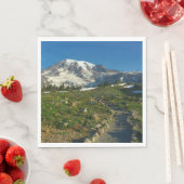 Mount Rainier Skyline Trail Aussicht Serviette (Beispiel)