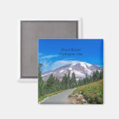 Mount Rainier, Staat Washington Magnet (Vorderseite/Rückseite)