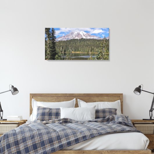 Mount Rainier Szenischer See Landschaft Leinwanddruck (Insitu (Schlafzimmer))
