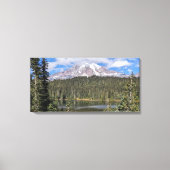 Mount Rainier Szenischer See Landschaft Leinwanddruck (Vorderseite)