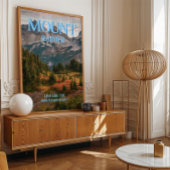 Mount Rainier Trendy Wall Art Print Poster