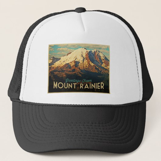 Mount Rainier Truckerkappe (Vorderseite)
