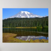 Mount Rainier und Reflection Lake Poster (Vorne)