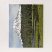Mount Rainier und See Puzzle (Vertikal)