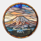 Mount Rainier Urlaubs-Souvenir  Magnet (Vorne)