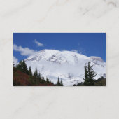 Mount Rainier-Visitenkarte Visitenkarte (Rückseite)