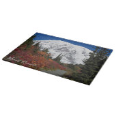 Mount Rainier Wanderweg Farbe Fall Schneidebrett (Ecke)