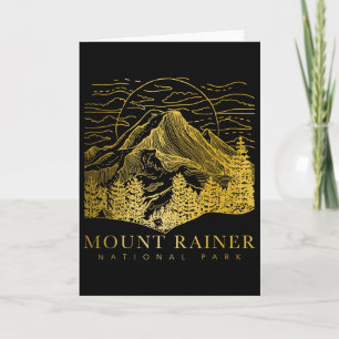 Mount Rainier Washington Berg Mt Klettern Summ Karte