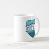 Mount Rainier Washington Bergkamm-Design Kaffeetasse (VorderseiteRechts)