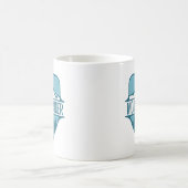 Mount Rainier Washington Bergkamm-Design Kaffeetasse (Mittel)
