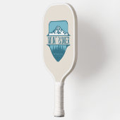 Mount Rainier Washington Bergkamm-Design Pickleball Schläger (Links)