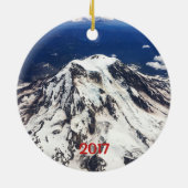 Mount Rainier, Washington, Cascades Keramikornament (Hinten)
