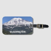 Mount Rainier, Washington Foto Gepäckanhänger (Vorderseite (Horizontal))