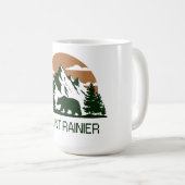 Mount Rainier - Washington Kaffeetasse (VorderseiteRechts)