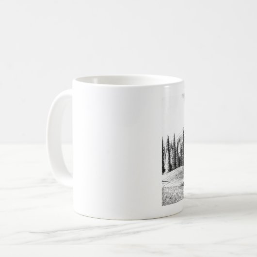 Mount Rainier, Washington Kaffeetasse (Vorderseite Links)