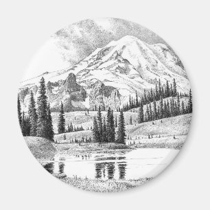 Mount Rainier, Washington Magnet