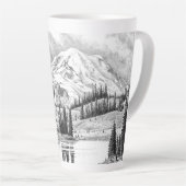 Mount Rainier, Washington Milchtasse (Rechte Ecke)