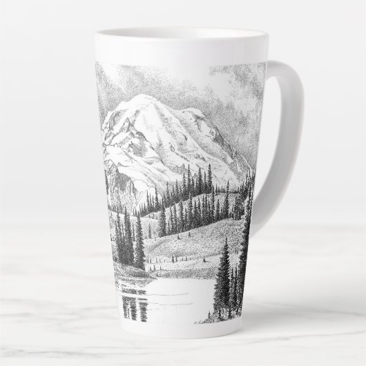 Mount Rainier, Washington Milchtasse (Rechte Ecke)