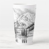 Mount Rainier, Washington Milchtasse (Vorderseite)