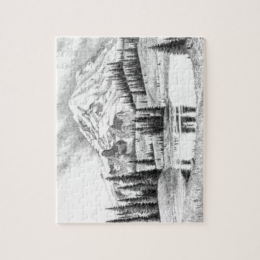 Mount Rainier, Washington Puzzle (Vertikal)
