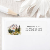 Mount Rainier Washington Return Address Labels (Insitu)