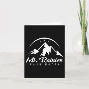 Mount Rainier Washington Ski Resort Skifahren Snow Karte