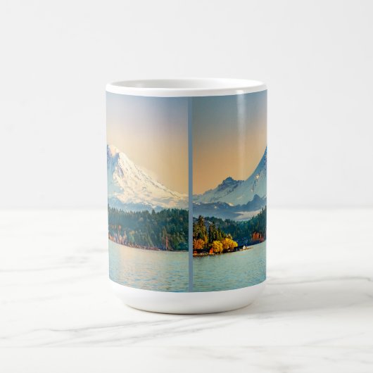 Mount Rainier Washington Staat Kaffeetasse (Mittel)