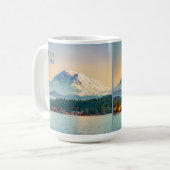 Mount Rainier Washington Staat Kaffeetasse (Vorderseite Links)