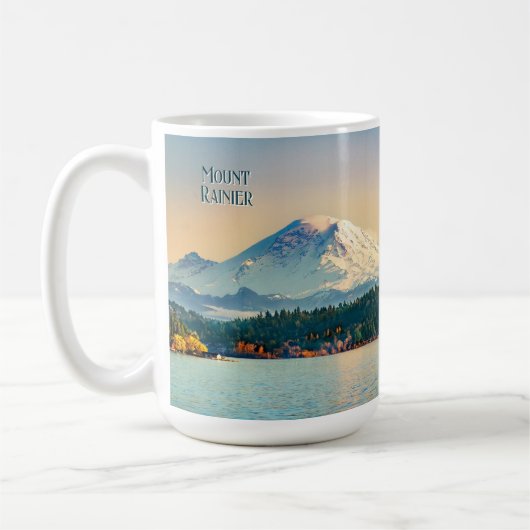 Mount Rainier Washington Staat Kaffeetasse (Links)