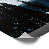 Mount Rainier, Washington Staat, USA Winter Poster (Ecke)