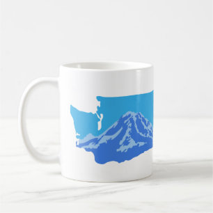 Mount Rainier Washington Tasse - Farbversion