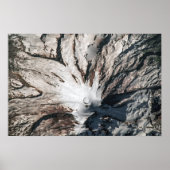 Mount Rainier Washington Volcano Satellite Poster (Vorne)