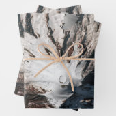 Mount Rainier Washington Volcano Satellite Poster Geschenkpapier Set (Beispiel)