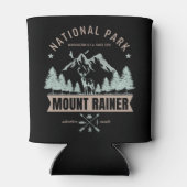 Mount Rainier Wilderness Deer Graphic Dosenkühler (Rückseite)