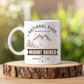 Mount Rainier Wilderness Deer Graphic Kaffeetasse