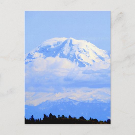 Mount Ranier Postkarte (Vorderseite)