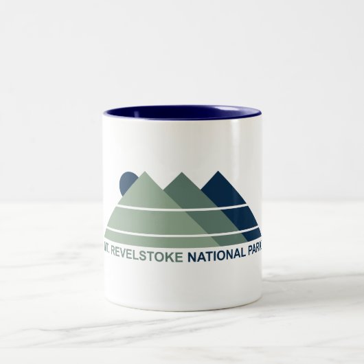 Mount Revelstok Nationalpark Berg Zweifarbige Tasse (Mittel)