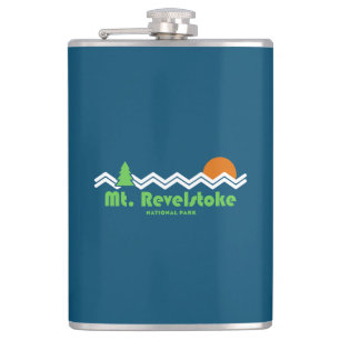 Mount Revelstok Nationalpark Retro Flachmann