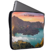 Mount Rinjani Vulkankrater Sonnenaufgang Laptopschutzhülle (Vorne Rechts)