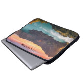 Mount Rinjani Vulkankrater Sonnenaufgang Laptopschutzhülle (Vorne Knopf)