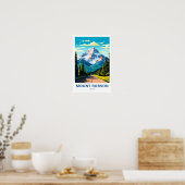 Mount Robson Canada Travel Print Poster (Küche)