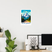 Mount Robson Canada Travel Print Poster (Heimbüro)