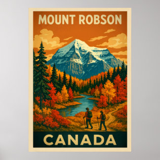 Mount Robson Canada V04 Poster